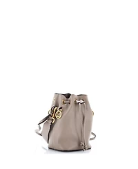 Pre-Owned Fendi Mini Mon Tresor Bucket Bag Leather