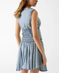 Guess Womens Rebeca Sleeveless V Neck Top Remedios A Line Pull On Mini Skirt
