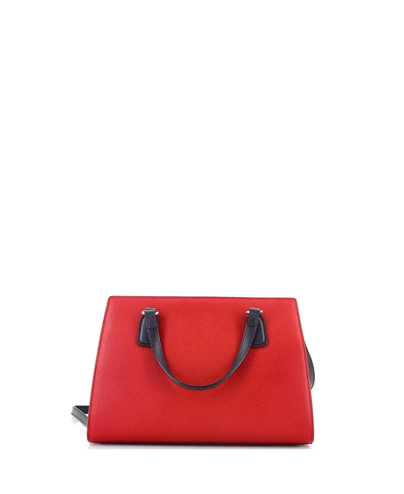 Pre-Owned Gucci Medium Soho Convertible Top Handle Satchel Leather