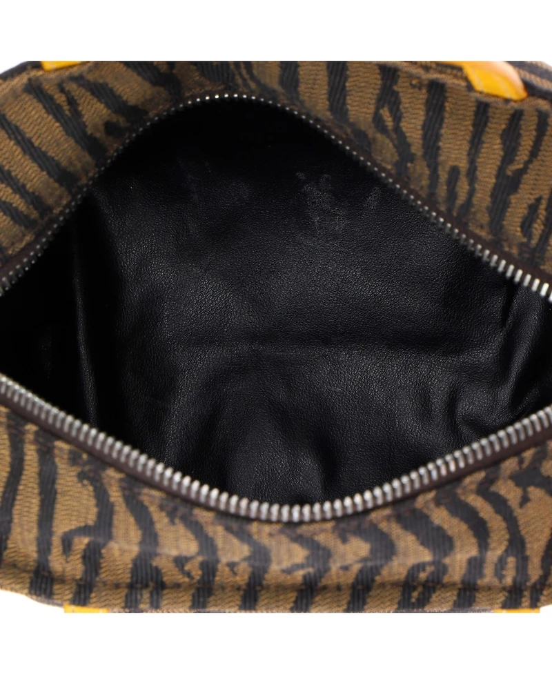 Pre-Owned Fendi Zip Tote Printed Jacquard