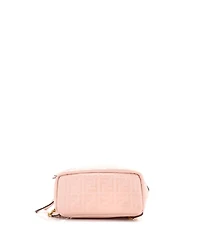 Pre-Owned Fendi Mini By The Way Backpack Zucca Embossed Leather