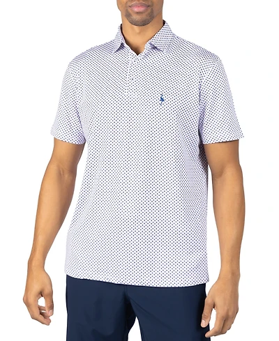 Tailorbyrd Men's Stars Printed Performance Polo