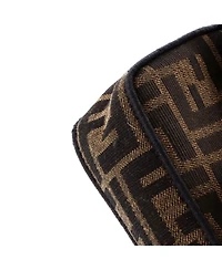 Pre-Owned Fendi Mini Baguette Nm Bag Zucca Canvas