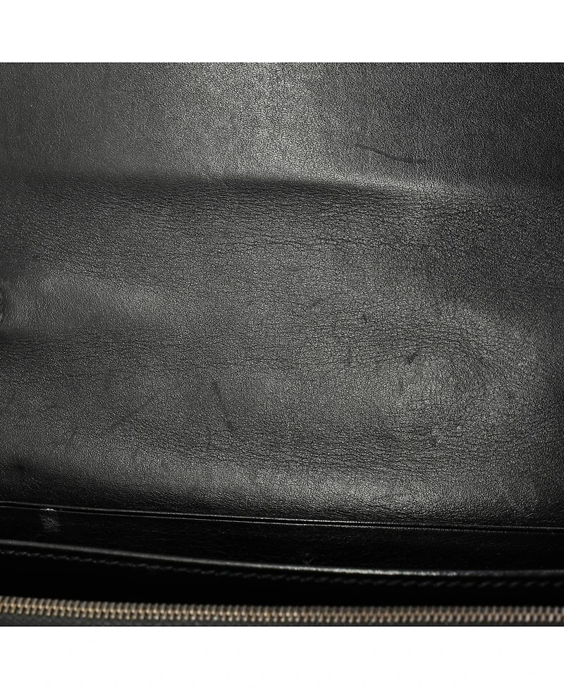 Pre-Owned Gucci Mini Gg Marmont Chain Wallet Matelasse Leather