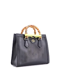 Pre-Owned Gucci Small Diana Nm Bamboo Handle Tote Leather