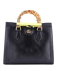 Pre-Owned Gucci Small Diana Nm Bamboo Handle Tote Leather