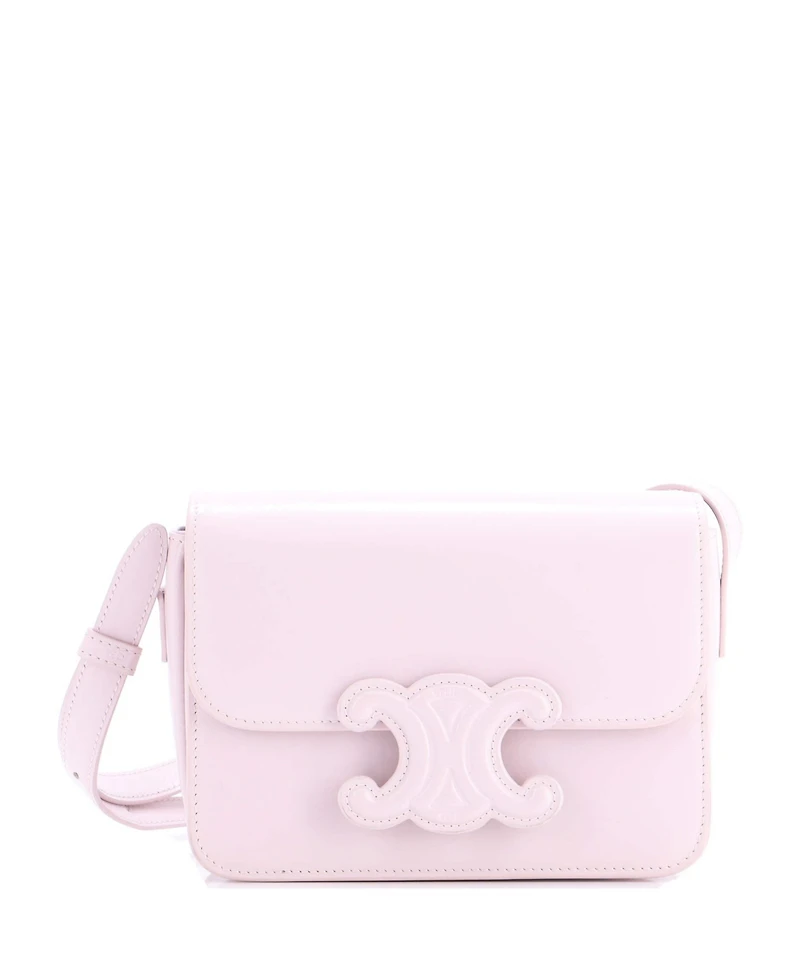 Pre-Owned Celine Teen Triomphe Shoulder Bag Smooth Calfskin