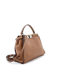 Pre-Owned Fendi Regular Selleria Peekaboo Bag Rigid Leather