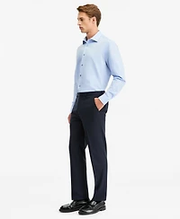 Calvin Klein Men's Slim-Fit Wool-Blend Plaid Suit Pants