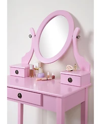 Flynama Durable Premium High Gloss Mirrored Nightstand with 2 Drawers Modern Bedroom End Table