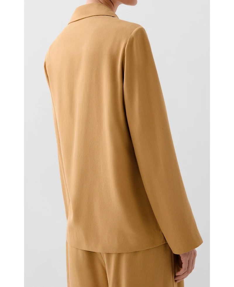 Scalpers Women's Tencel Belt Blazer