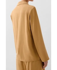 Scalpers Women's Tencel Belt Blazer