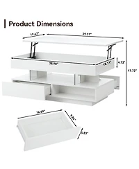 Rainsken Lift Top Coffee Table