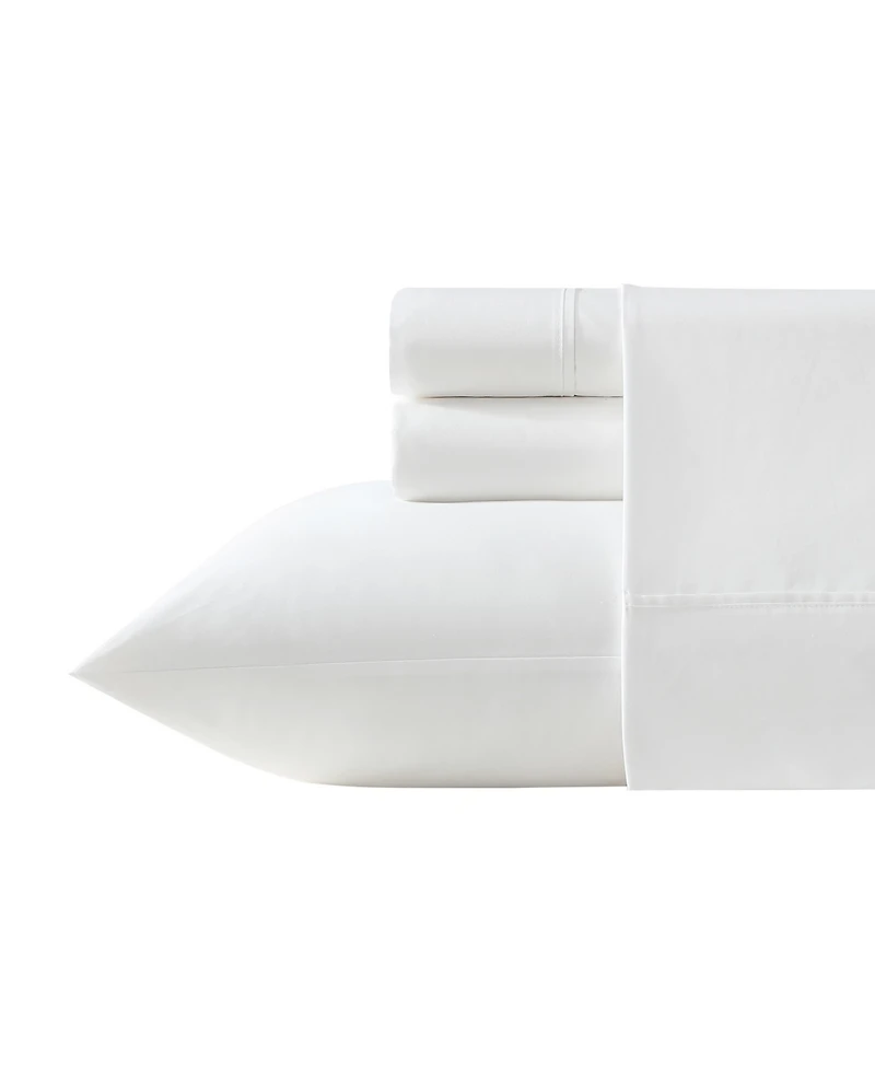 Vera Wang Egyptian 200-Thread Count Cotton Solid 4-Pc. Sheet Set