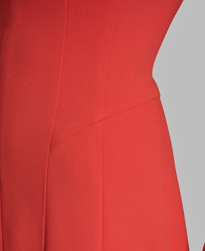 Bcbg Women's V-Neck Fit-and-Flare Mini Dress