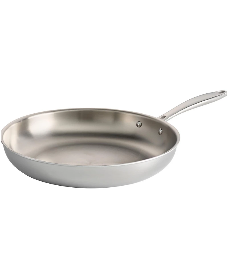 Tramontina Signature Tri-Ply Clad Stainless Steel 12-Inch Large Frying Pan, Induction-Ready Skillet