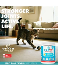 Ubavet Joint Gold Joint Care Powder for Dogs & Cats – 8.8 oz (250g)
