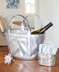 Mariposa Aluminum 13" Tote Bag Wine Bucket