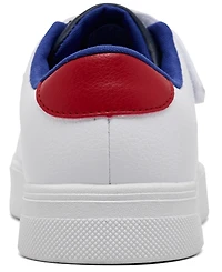 Polo Ralph Lauren Little Sutton Graphic Fastening Strap Casual Sneakers from Finish Line