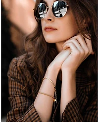 Vincero Women's Serpentine Chain Bracelet in 14k Gold-Plated Stainless Steel