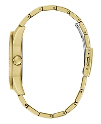 Guess Men's Quartz Gold-Tone Stainless Steel Watch, 44mm
