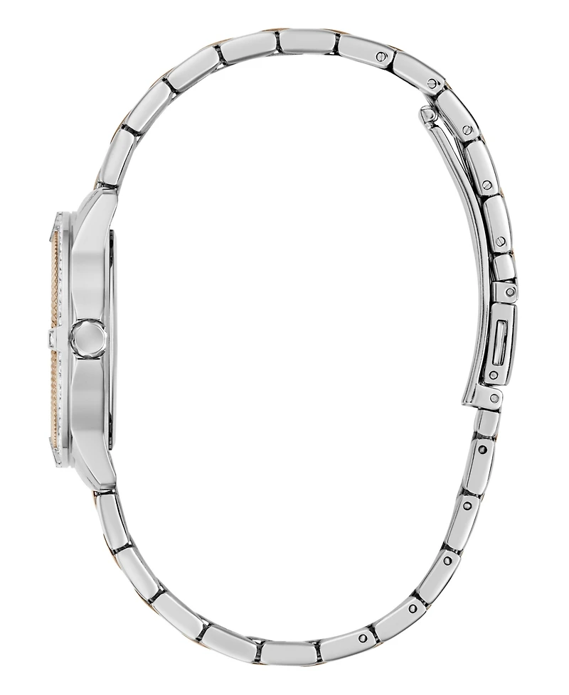 Guess Women's Quartz Glitz Two-Tone Stainless Steel Analog Watch, 32mm