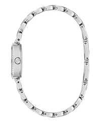 Guess Women's Quartz Silver-Tone Stainless Steel Analog Watch, 25mm