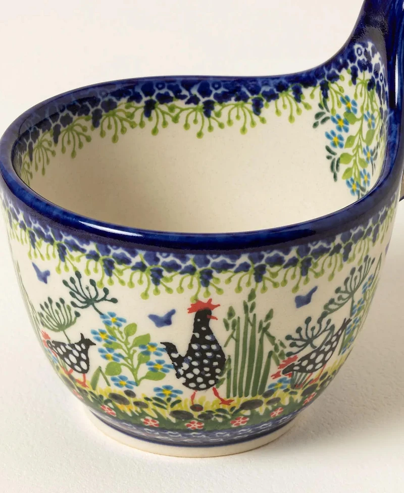 Uncommon Goods Cozy Polish Handmade Stoneware Soup Mug