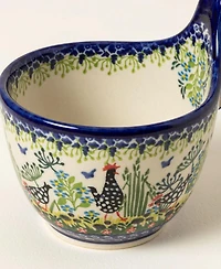 Uncommon Goods Cozy Polish Handmade Stoneware Soup Mug