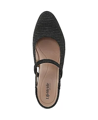 LifeStride Women's Evoke Block Heel Slingback Pumps