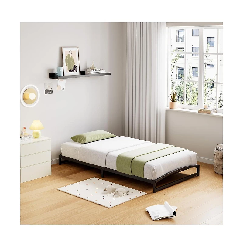 gaomon Twin 6 Inch Metal Platform Bed Frame