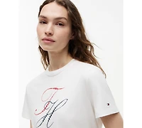 Tommy Hilfiger Women's Short-Sleeve Crewneck T-Shirt