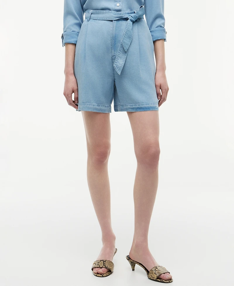Tommy Hilfiger Women's Chambray Straight Shorts