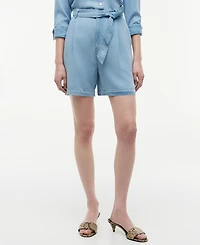 Tommy Hilfiger Women's Chambray Straight Shorts