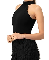 Ivonne Women's Short Halter Neck Dress