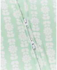 Motette Baby Girls Mint Meadows Bamboo Sleeper