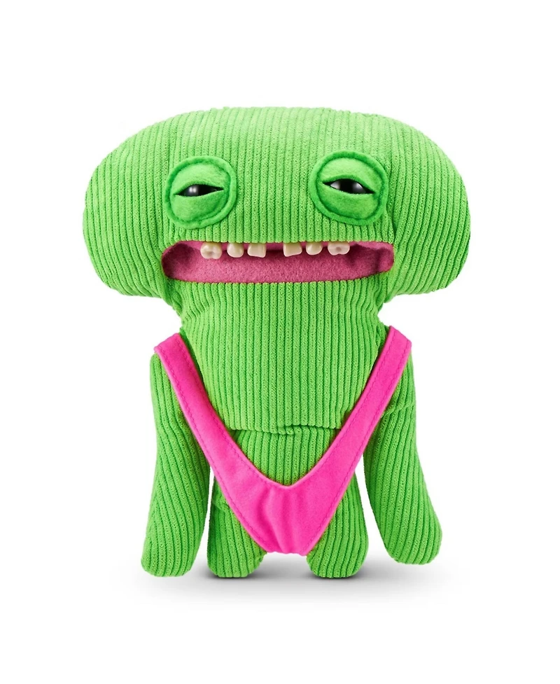 Fuggler Vacay Vibes Smiley O Riley Green Funny Ugly Monster Plush Toy 9 Inch