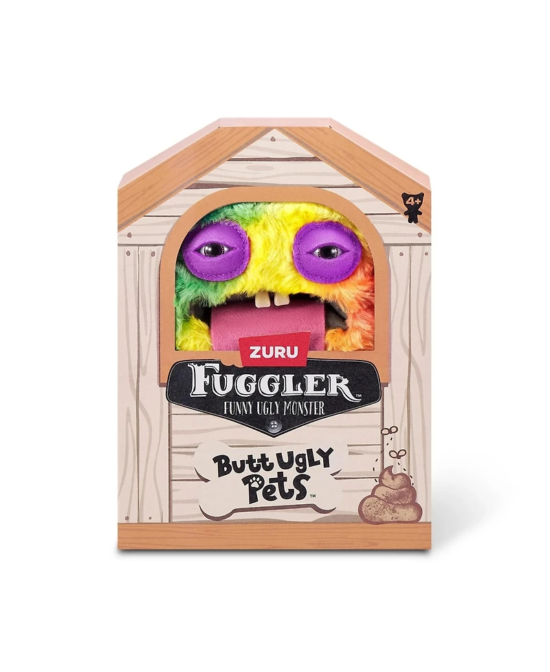 Fuggler Butt Ugly Pets Cheeky Guinea Pig Yellow Funny Ugly Monster Plush Toy 9 Inch