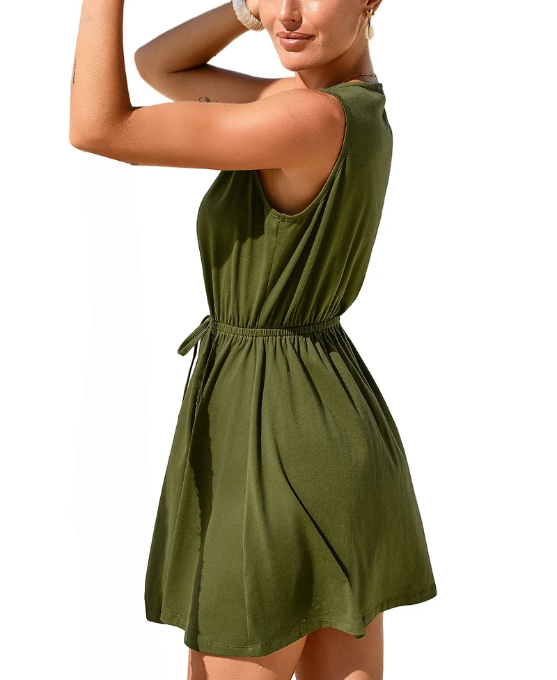 Cupshe Women's Wish Me Luck Mini Beach Dress