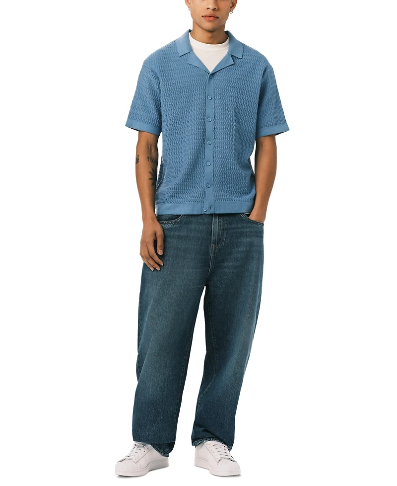 Buffalo David Bitton Men's Waldir Short-Sleeve Collared Shirt