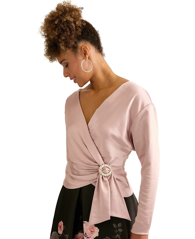 Muse Women's V-Neck Long-Sleeve Top