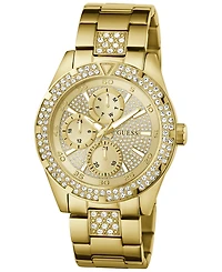 Guess Men's Quartz Gold-Tone Stainless Steel Watch, 44mm