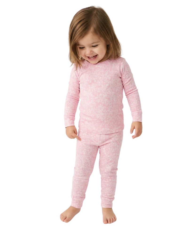 Motette Toddler Girls' Petite Fleur Pajama Set