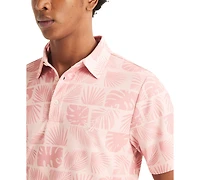 Nautica Men's Print Golf Polo Shirt
