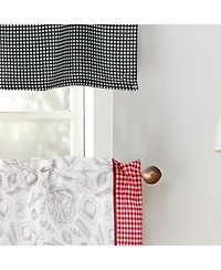 Rt Designers Collection Polyester Cucina Pasta Chef Slub 3 Piece Kitchen Curtains Valance and Tiers Set 52" x 18" Muticolor