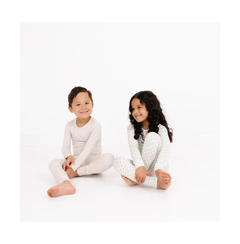 Motette Toddler Girls Lavender Lane Bamboo Pajama Set