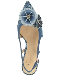 Jessica Simpson Women's Pilitia Floral Slingback Pumps