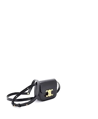Pre-Owned Celine Mini Triomphe Shoulder Bag Smooth Calfskin