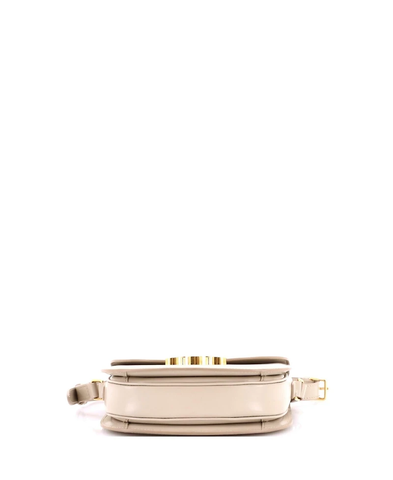 Pre-Owned Celine Triomphe Besace Clea Flap Bag Leather