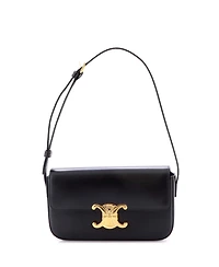 Pre-Owned Celine Triomphe East-West Shoulder Bag Smooth Calfskin